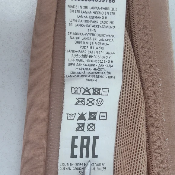 Intimissimi Nude Gioia Strapless Bandeau Push Up Ultralight Microfiber Bra, 36B - Picture 8 of 14